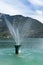 ST GILGEN, SALZBURG/AUSTRIA - SEPTEMBER 15 : Fountain in Lake W