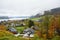 St.Gilgen and Wolfgangsee lake in autumn