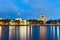 St Isaac cathedral and the Admiralty, St Petersburg, Russia