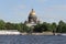 St. Isaac`s Cathedral, view from the Neva