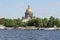 St. Isaac`s Cathedral, view from the Neva