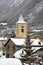 St. Iscle i St. Victoria in La Massana. Principality of Andorra