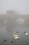 St Ives Cambridgeshire under fog