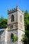 St James church tower, Milton Abbas.