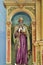 St. Joachim, statue on the high altar in the church of the Assumption of the Virgin Mary in Pescenica, Croatia