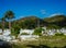 The St. John Cemetery on the island of Saint Barthelemy, a French-speaking Caribbean island commonly known as St. Barts