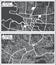 St. John`s Antigua and Barbuda City Map in Black and White Color in Retro Style. Outline Map