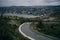 St. John's cityscape with a port, capital city of Newfoundland and Labrador, Canada