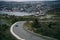 St. John's cityscape with a port, capital city of Newfoundland and Labrador, Canada