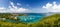St. John, USVI - Beautiful Cruz Bay Panoramic