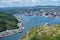 St. Johns, Newfoundland, Canada: View from Signal Hill of the Queenâ€™s Battery