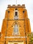 St Johns Red Brick Church and Clock Windlesham, Surrey, England.