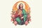 St, Jude, Patron Saint of Lost Causes - Catholic Religious Painting, generative AI