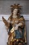 St Juliana, altar statue in the church of St Agatha in Schmerlenbach, Germany