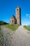 St. Kathrein`s church in Hafling, church of Santa Caterina in Avelengo, South Tyrol, Italy