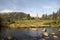 St. Kevin`s Monastary Ruins in Glendalough Valley, Wicklow Mountains National Park, Wicklow Ireland