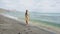 St. Kitts Beach - Bikini girl walking Saint Kitts Caribbean cruise destination