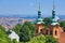 St. Lawrence, Moldau, Panorama of Prague, Czech Republic