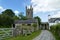 St Leonard`s, Church, and graveyard, Sheepstor, Dartmoor England.