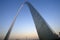 St. Louis Arch at Sunset with Eads Bridge, MO