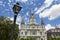 St. Louis Cathedral, as seen from Jackson Square, New Orleans, Louisiana, USA