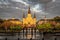 St. Louis Cathedral and Jackson Square in the French Quarter at sunrise