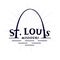 St. Louis logo design. Saint Louis arch. Vector and illustration.