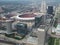 St Louis Missouri City Aerial View Baseball Stadium