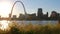St. Louis, Missouri skyline and Gateway Arch