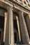 St Louis, Missouri, USA, January 2020 - Looking up at Civil Courts building with stone Greek flutted columns and ornate design