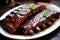 St. Louis-Style Ribs: Trimmed Spare Ribs with Sweet Barbecue Sauce