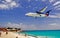 St. Maarten Maho Bay Liat Plane Landing