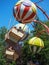 ST. MARGARETHEN AUSTRIA - June 8 2017: Balloon carousel in Familypark