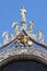 St. Mark statue with winged lion in Venice