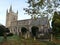 St. Mary and All Saints Church, Beaconsfield. The burial place of the author G. K. Chesterton, Edmund Burke and poet Edmund Waller