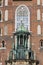 St.Mary Basilica Mariacki, gothic style church, main market square, Krakow, Poland