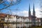 St. Mary Church with branches, LÃ¼beck