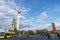 St Mary church, town hall and telecommunications tower in Berli