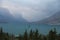 St. Mary Lake and wild goose island in Glacier national park,Montana,USA