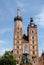 St. Mary\'s Basilica or Mariacki Church - famous gothic church,Krakow