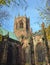 St Mary`s Church in the centre of the market town of Nantwich, Cheshire with it`s Octagonal Bell Tower.