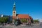 St. Mary`s Church and the Neptunbrunnen fountain