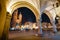 St. Mary`s Church at night in Krakow, Poland