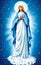 St Mary the Virgin mother jesus god illustration