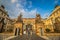 The St. Matthew`s Gate in Prague Castle in summer in Prague, Czech Republic