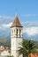 St. Michael´s Church - bell tower with late Renaissance and Gothic decoration. Trogir, Croatia
