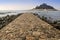 St Michael\'s Mount from Marazion landscape Cornwall