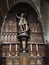 St Michael statue in abbey Mont Saint Michel