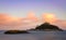 St. Michaels Mount at dusk, Cornwall, England