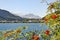 St Moritz lake.
